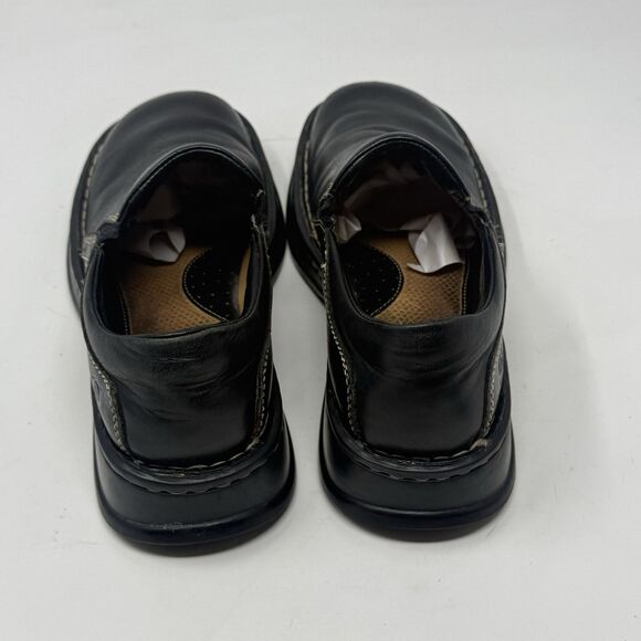 Born Mayflower Loafer Womens 7.5 Black Leather Slip On Casual Comfort Shoes - Picture 10 of 16